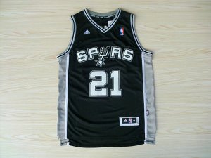 Maillot De Basket San Antonio Spurs Tim Duncan 21 Tissus Sportif Fans Edition Noir
